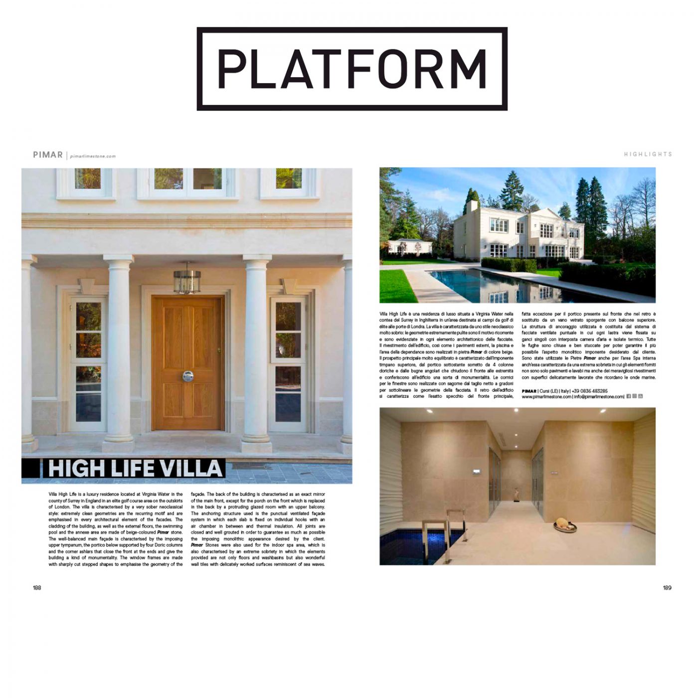 Platform ad High Life villa